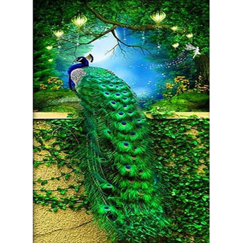 Shining Peacock Diamond Painting Painting