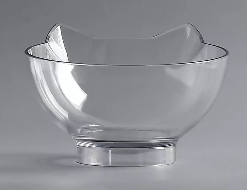 Transparent Pet Food Bowl