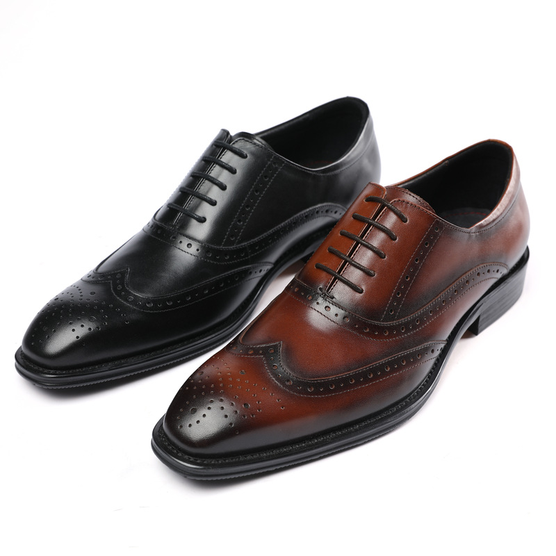 Vintage British Men's Business Dress Shoes - CJdropshipping