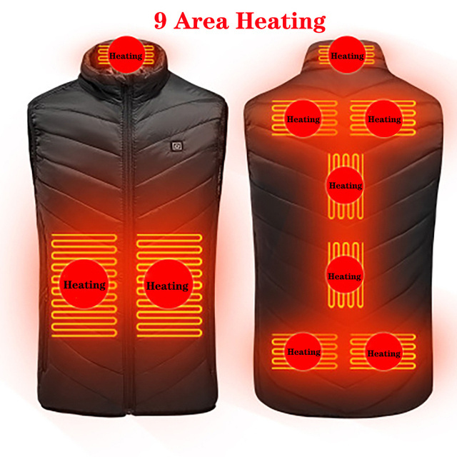 Jacket - Heated Vest Washable Usb Charging Electric