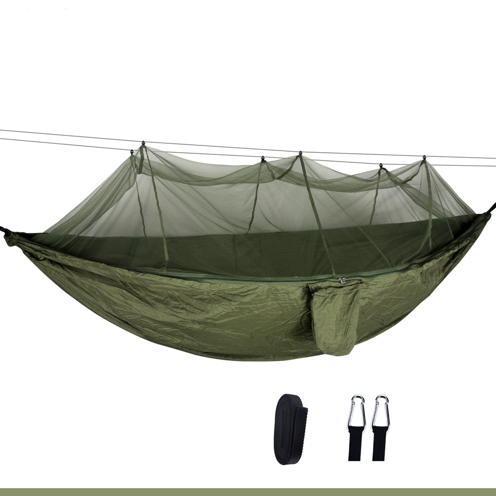 Mosquito-Proof Double Hammock with Densified Mesh