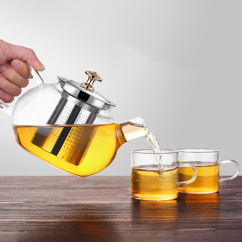 Edinburgh modern glass teapot