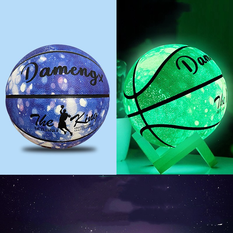 Luminous Luminous Basketball PU Soft Leather Outdoor Wear-resistant And Non-slip - Picture 10 of 11