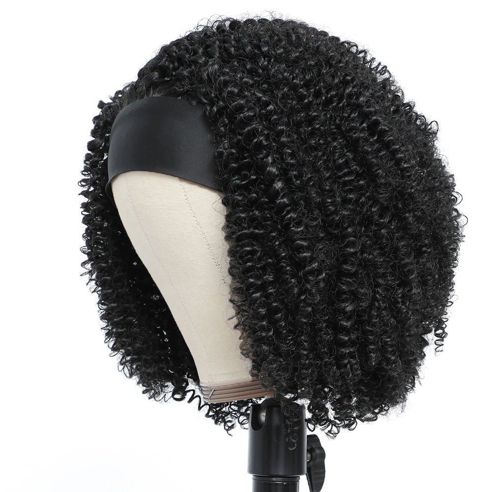 Synthetic Afro Kinky Headband Wig For Black Women