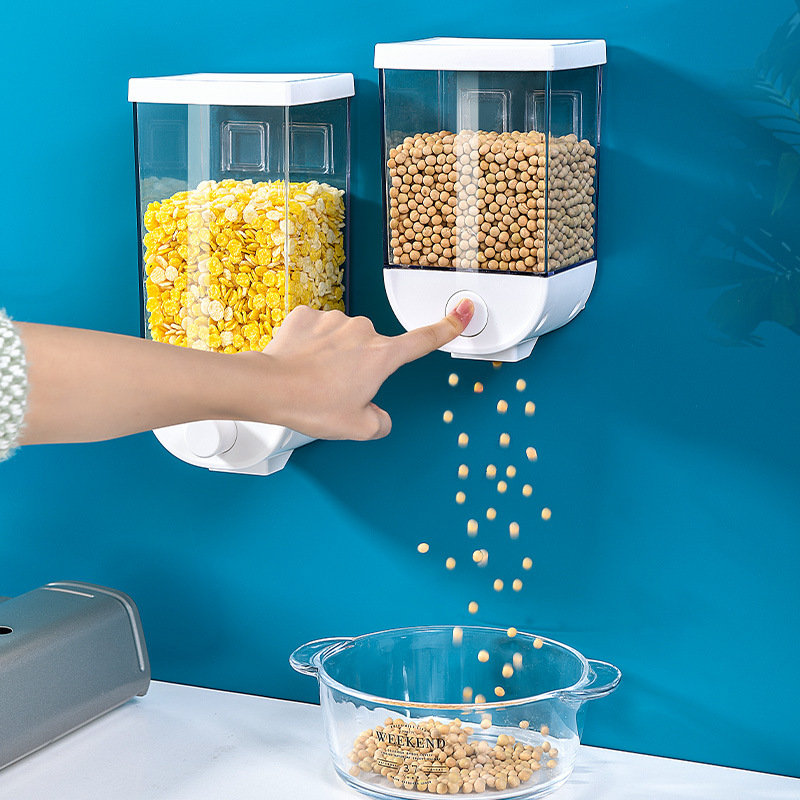 Person - Easy Press Wall Mounted Cereal Dispenser