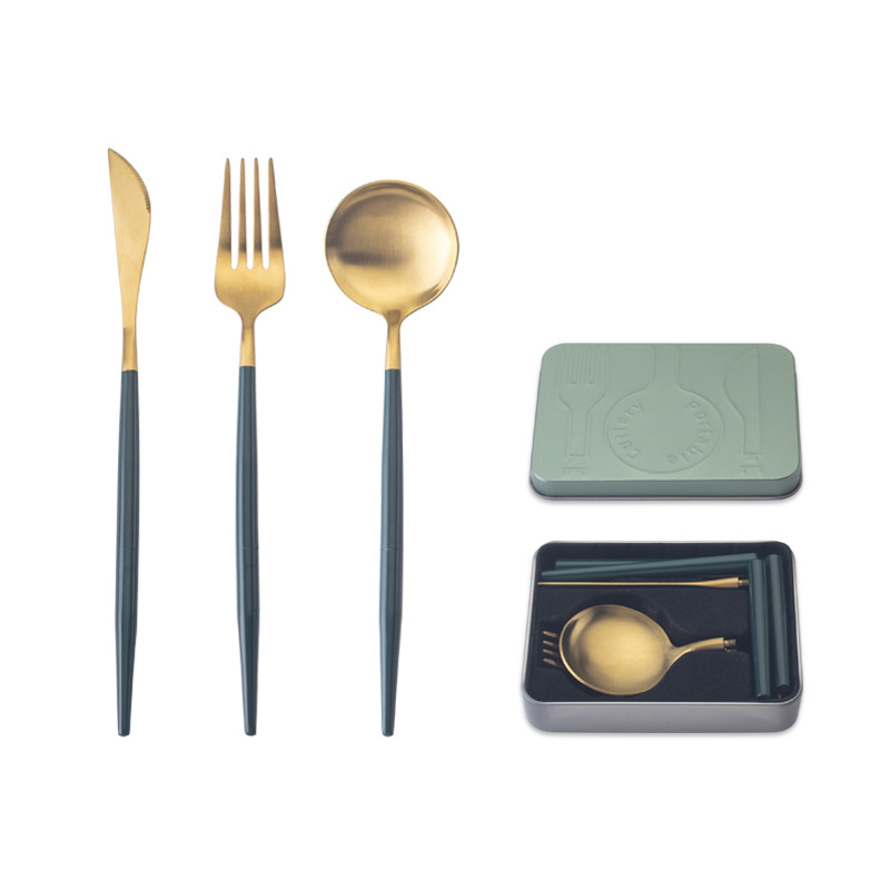 Stainless Steel Portable Cutlery Set | Petra Shops
