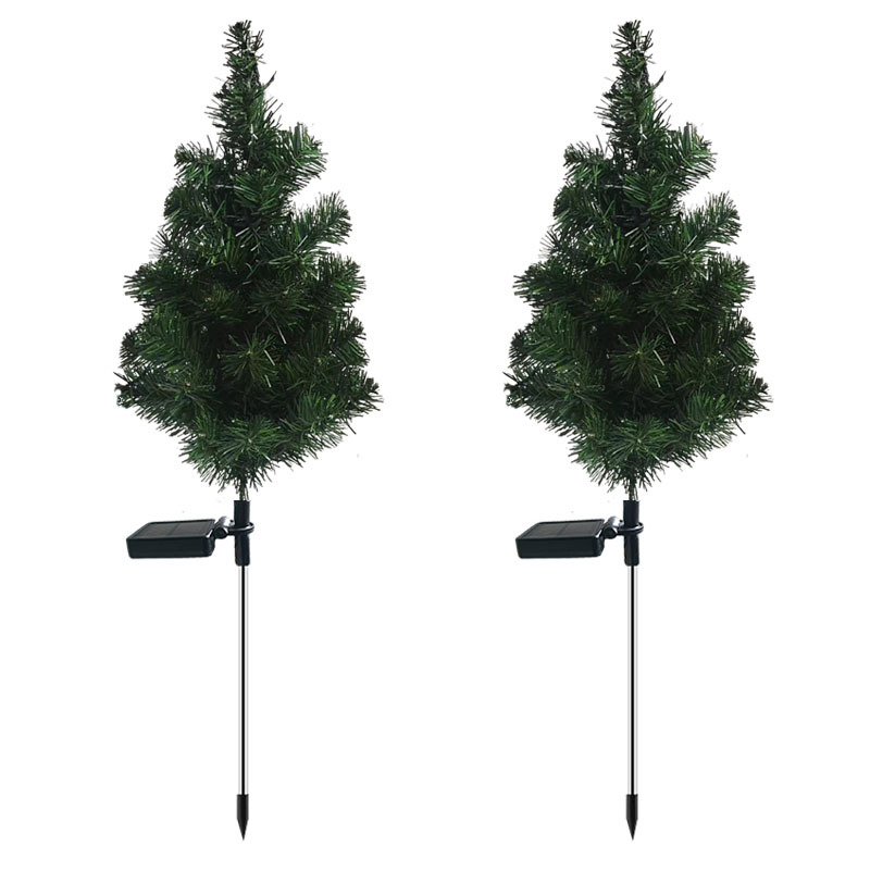 Solar Christmas Trees