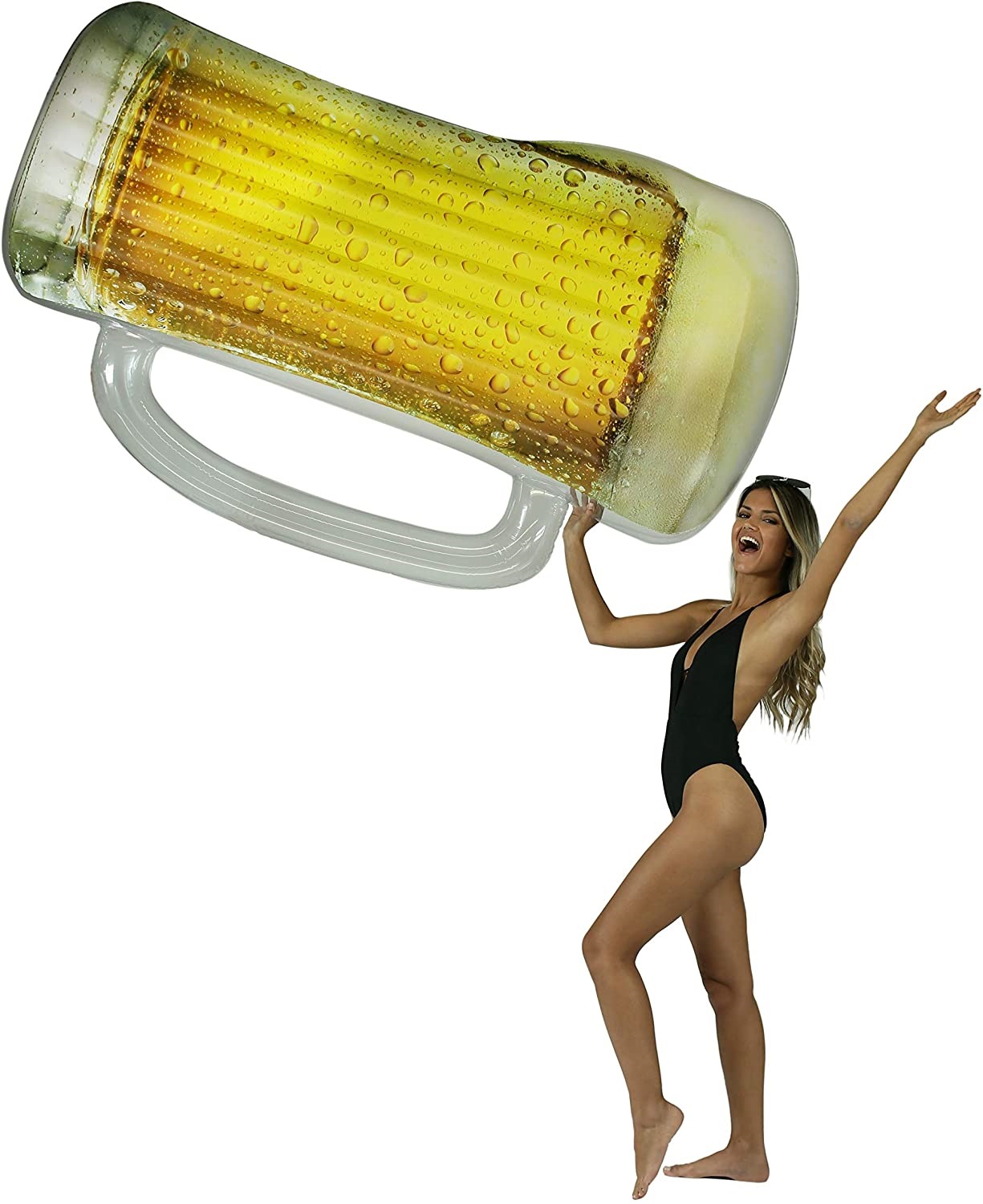 Inflatable Beverage Cup Floating Bed