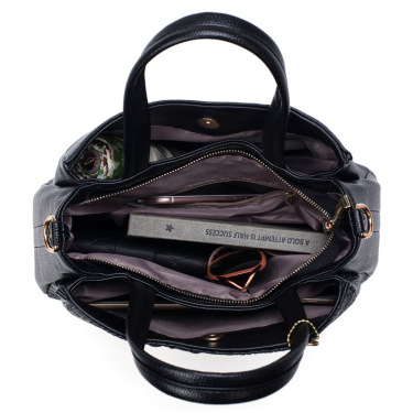 Classic Pattern Women's One-shoulder Diagonal Bag Simple Large-capacity Handbag—2