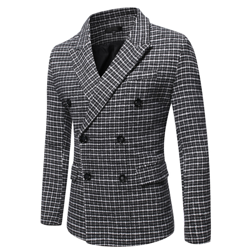 European And American British Style Men's Checkered Nishiki Suit ...