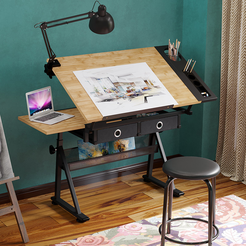 Premium Adjustable Drafting Drawing Table Desk Board - CJdropshipping