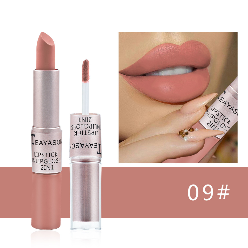 Double-ended Non-stick Cup Matte Lip Gloss