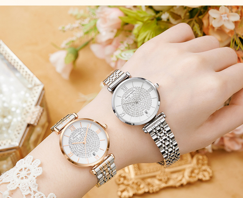 Starry Diamond Quartz Watch For Women