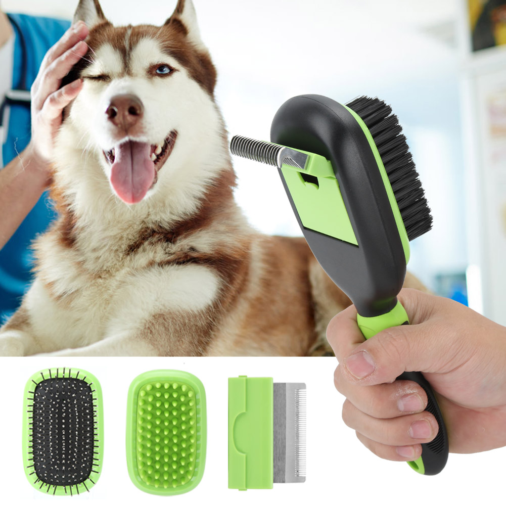 5-in-1 Reinigungs- und Pflegekamm-Set für Haustiere