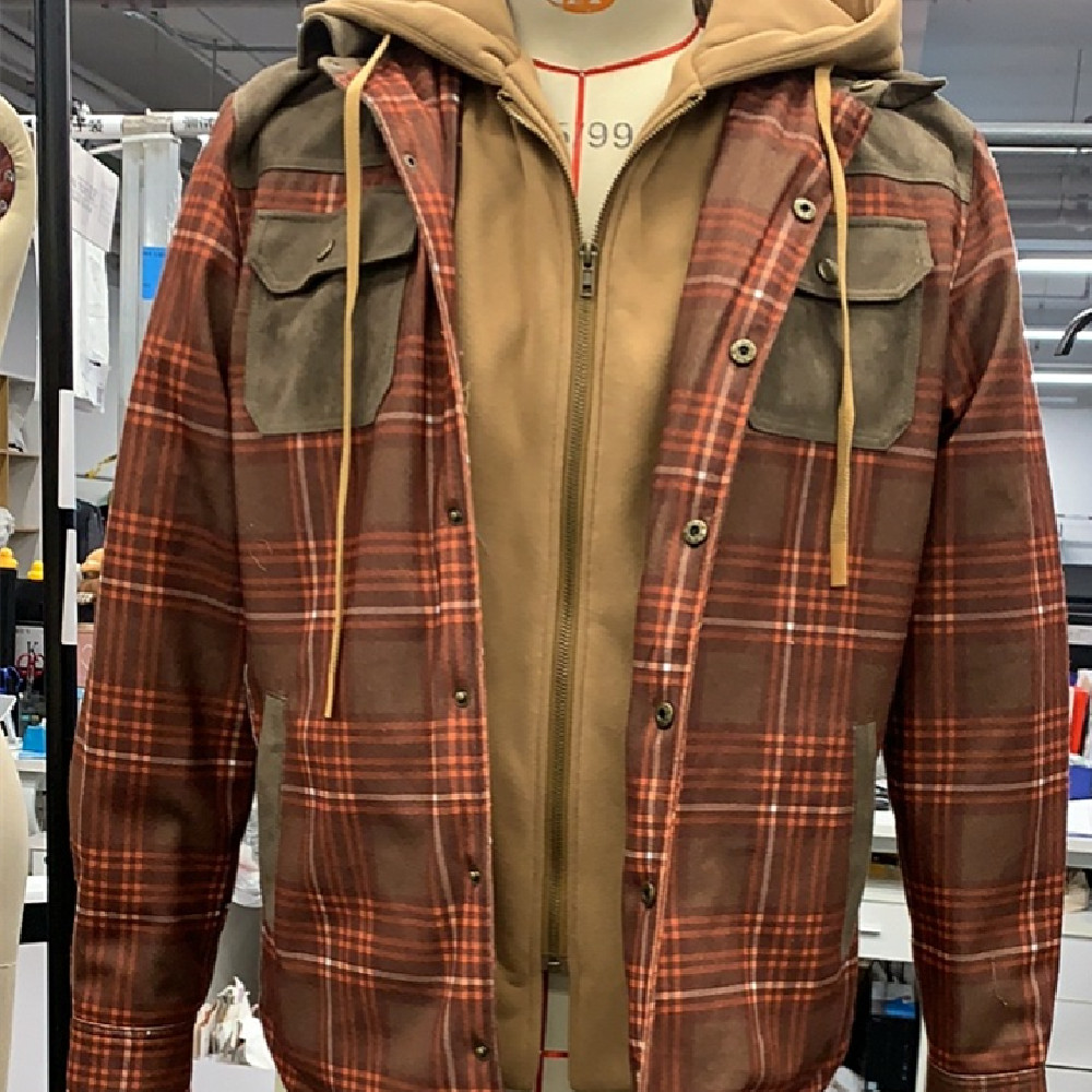 New European And American Men's Plaid Casual Jacket CJdropshipping