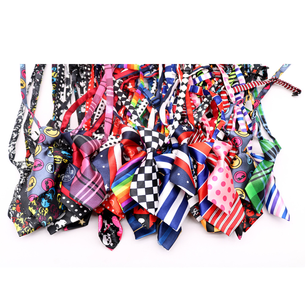A variety of vibrant colors of the PawsomePup Neckties - fiercelysouthern