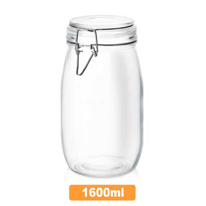 Glass jars in 1600 ml