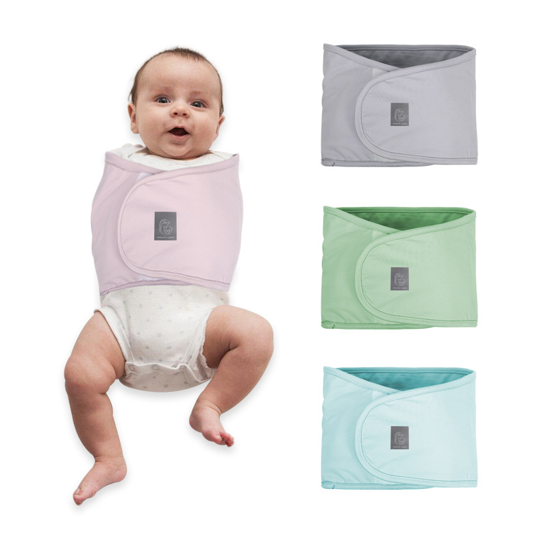 Baby Swaddle Strap Protect Belly Adjustable Arms Newborn Blanket for