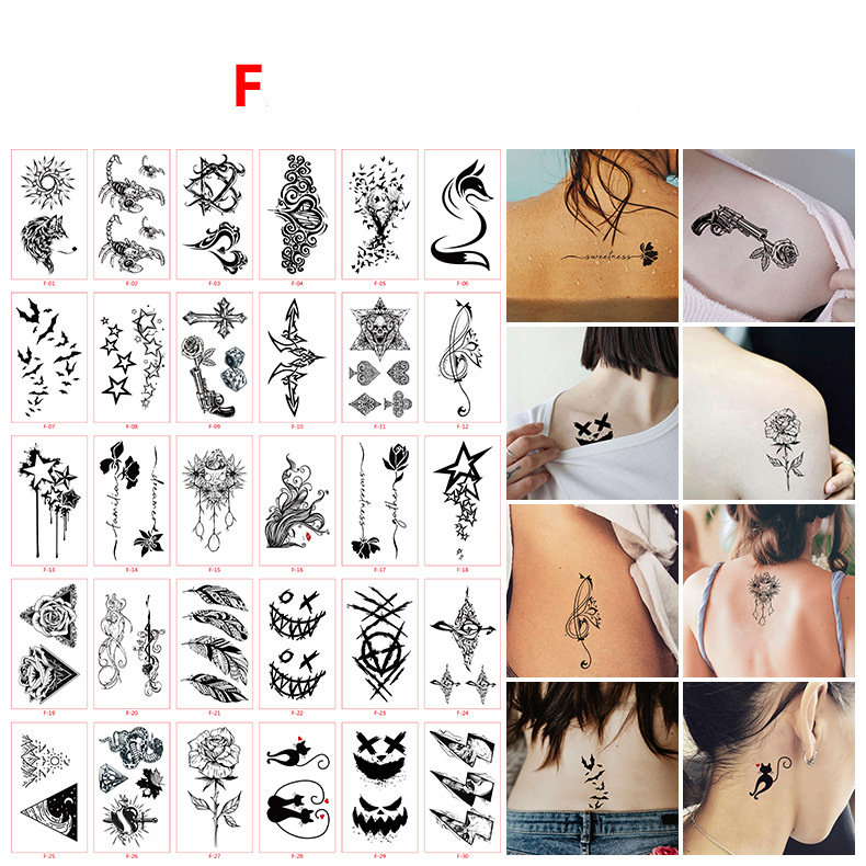 Waterproof Long Lasting English Tattoo Stickers For Men And Women Global Sticker Haven 