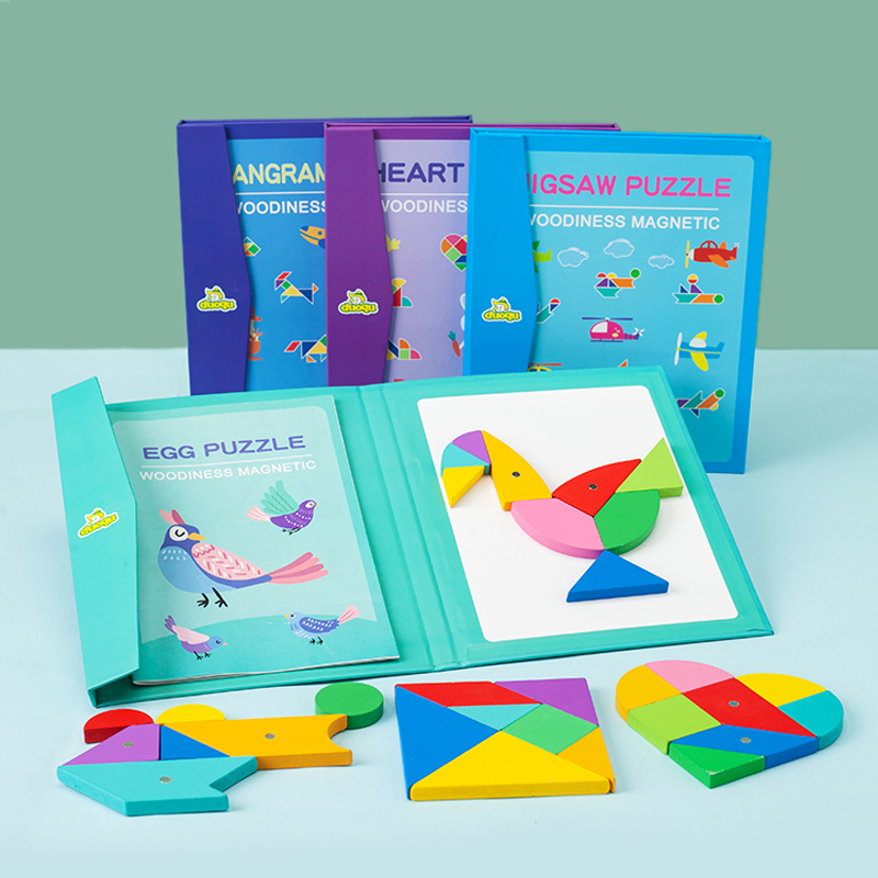 Kindergarten Jigsaw Puzzle Tangram Educational Toys