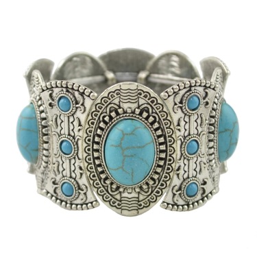 European And American Fashion Turquoise Bracelet—1