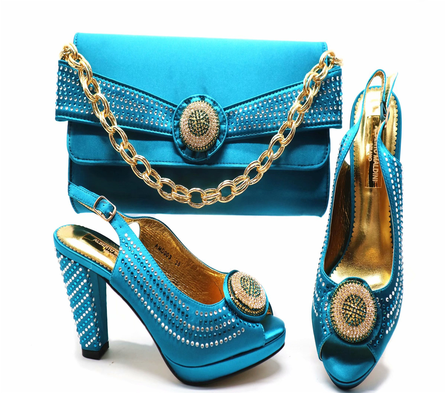 Beautiful Peep Toes Shoes With Handbag Autumn New Arrivals
