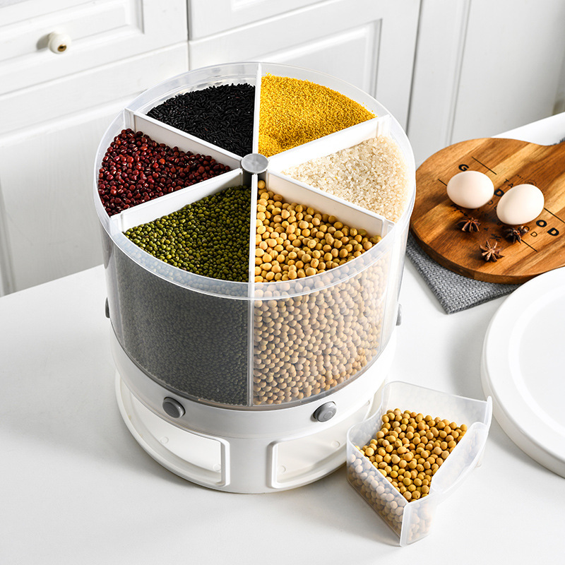 Rotating Food Storage Container