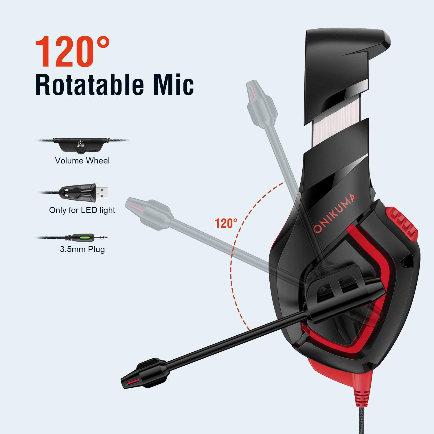 K1-B Gaming Headset with Microphone northwest-liquidations.myshopify.com