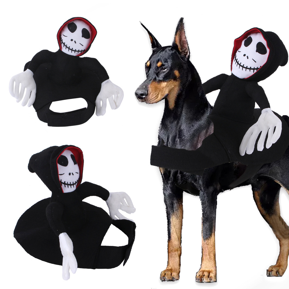 NEW Funny Pet Halloween Costume riding style 8