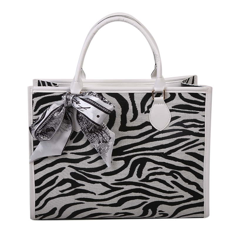 8bb4f0cd 93fa 48ae b96d de5b94ca5fd9 - Autumn And Winter Large-Capacity Zebra Print Silk Scarf Decoration Handbag