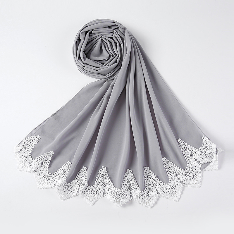 White Lace Scarf