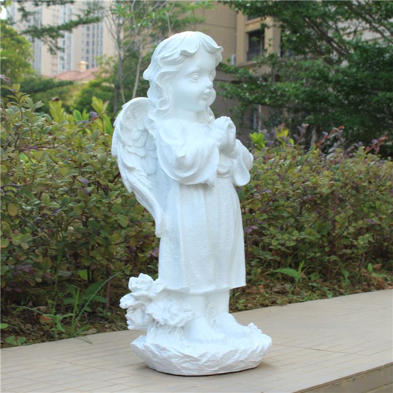 Statue Ange jardin en Résine