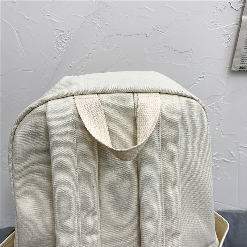 8d0991c6 fb7d 43f4 9064 0d7a9020aa56 - Men And Women Through The Use Of Solid Color Canvas Environmentally Friendly Hanging Backpack