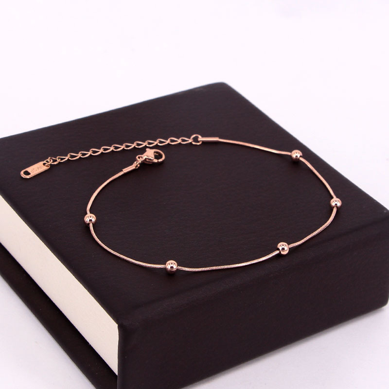 Multi Ball Rose Gold Anklet Bracelet CJdropshipping