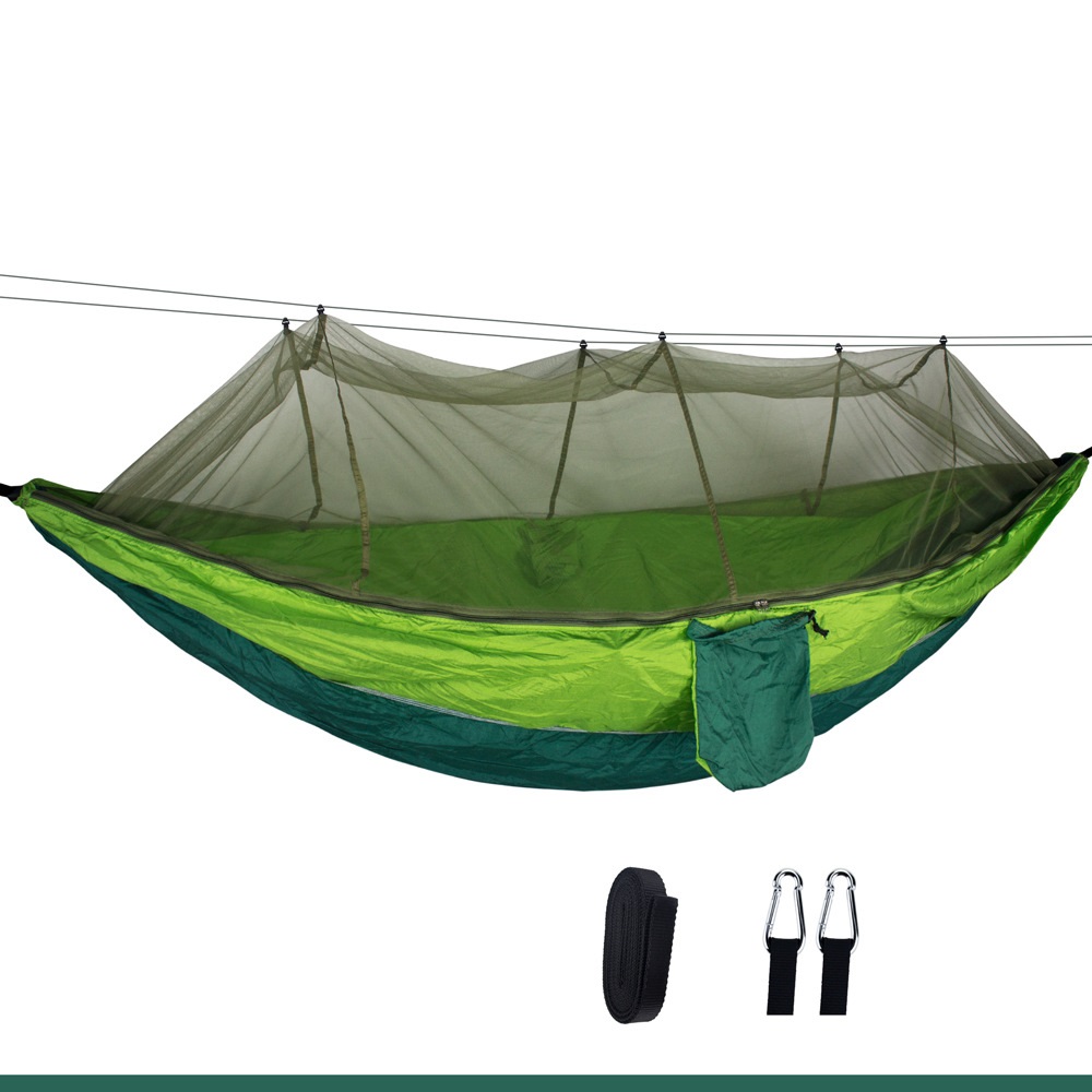 Mosquito-Proof Double Hammock with Densified Mesh