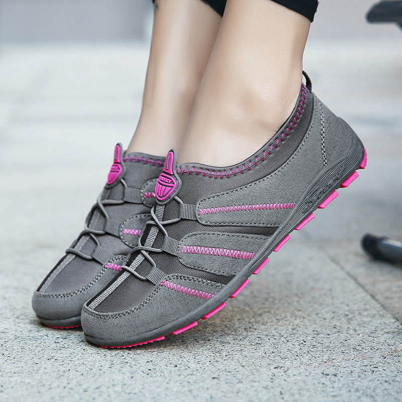 Flying woven breathable running shoes