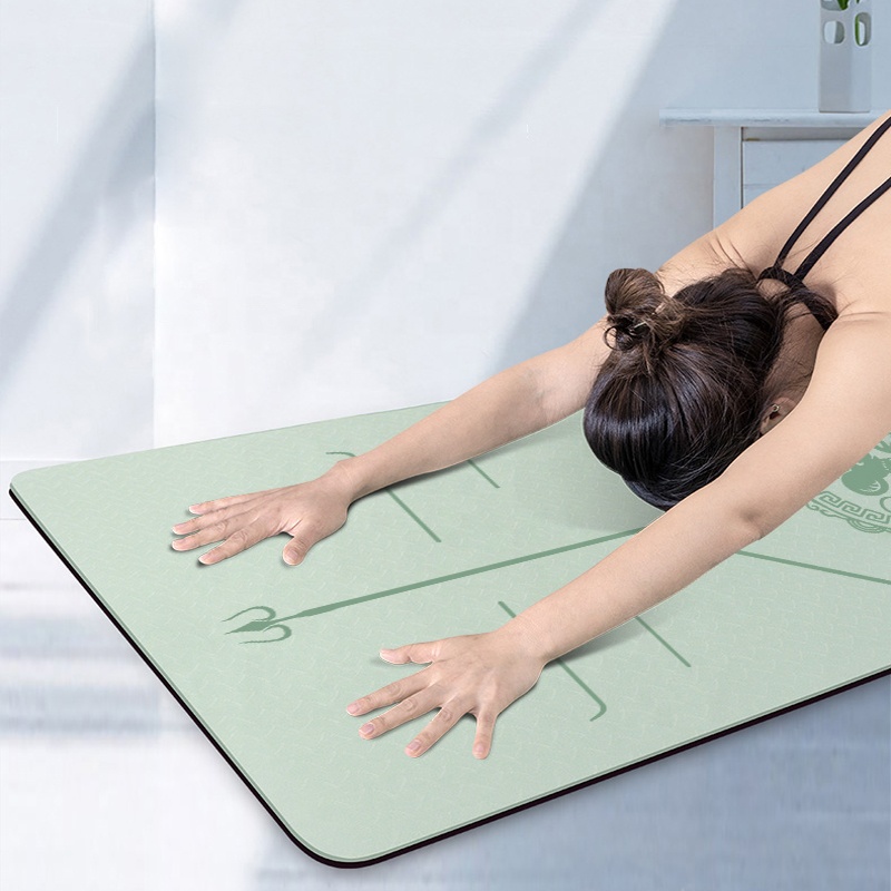 Mats Exercise Patterned Yoga Mat Non Slip Yoga Mat For Workout