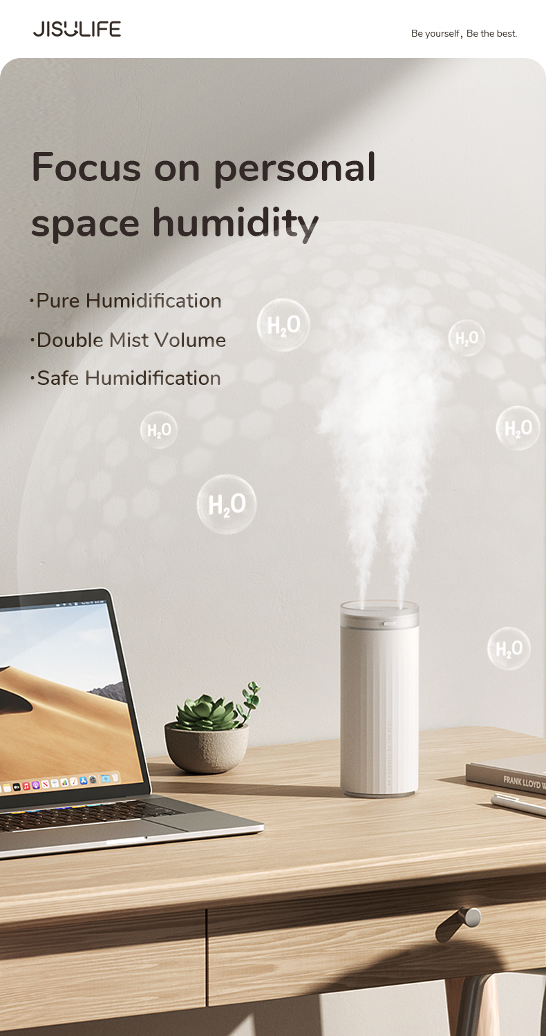 Air Humidifiers Desk Night Light Silent Electric Aroma Diffuser
