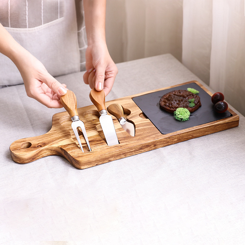 Meat And Cheese Platter Board Set