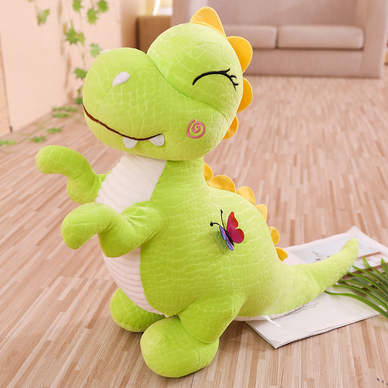 Green Dino Plushie | Kawaii Stuffed Dinosaur Plushie - Ultra-Soft and Adorably Cute Plushie