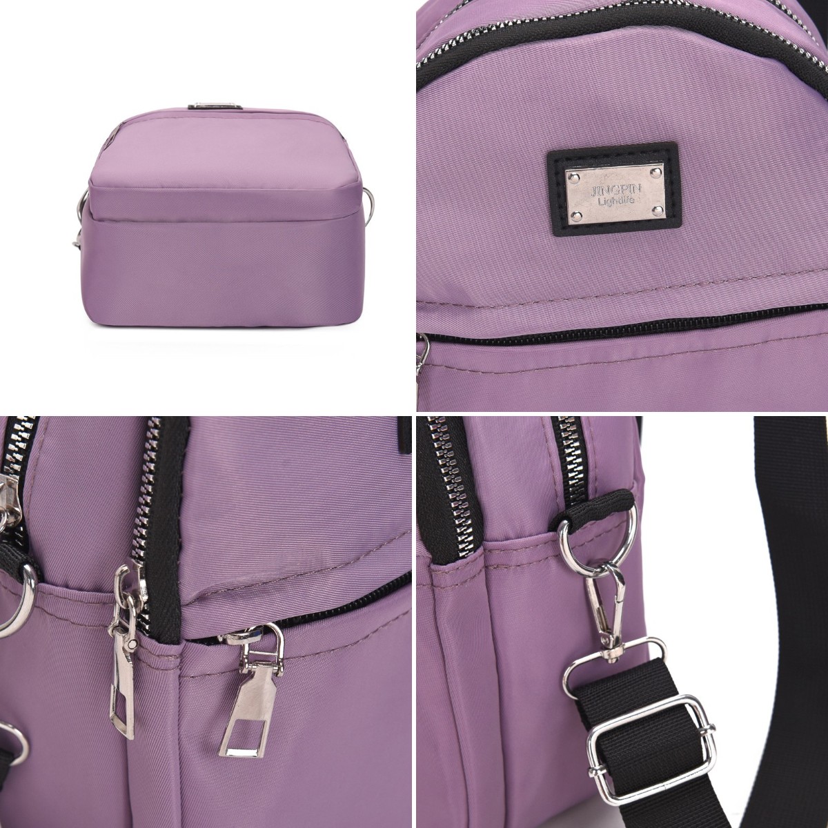 9337fa4e 4580 4730 adf2 8d04ee4de503 - Pure Color Lightweight Three-Purpose Small Cloth Bag Backpack