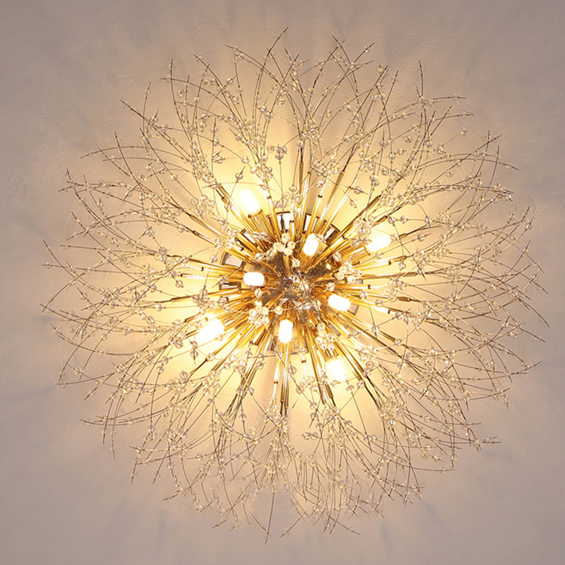 Dandelion Bedroom Crystal Ceiling Lamp CJdropshipping