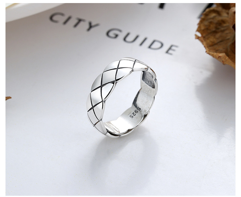 Vintage Style Men's S925 Silver Ring