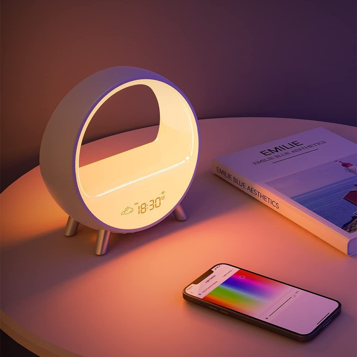 1pc 500mah Rechargeable Human Body Motion Sensor Full-color Rgb Toilet Seat  Night Light, Waterproof Backlit Starlight Projection Led Toilet Light With  Charging Data Cable