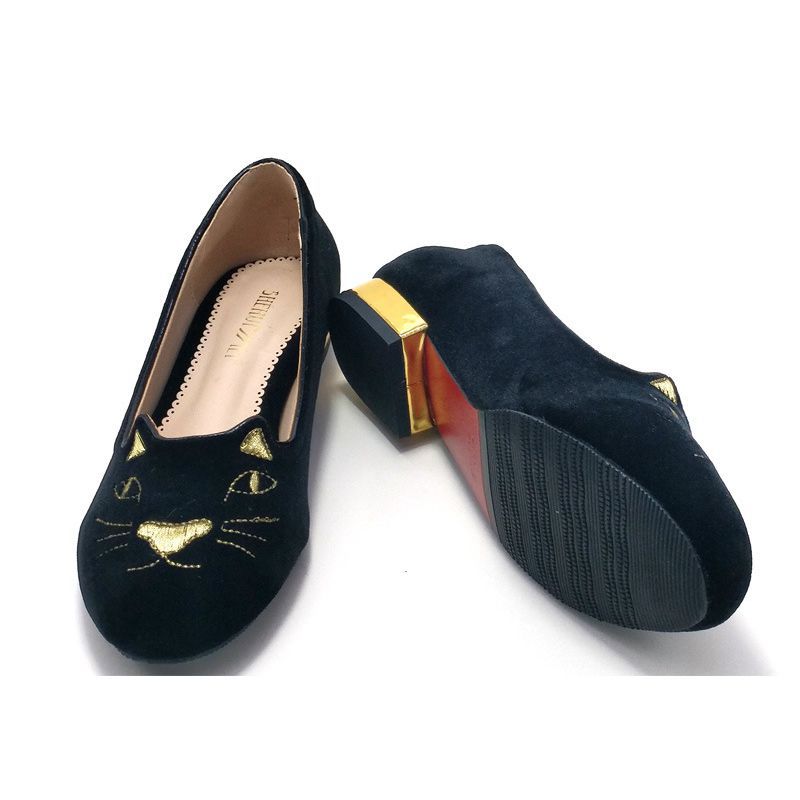 Cute Black Cat Ballet Flats CJdropshipping