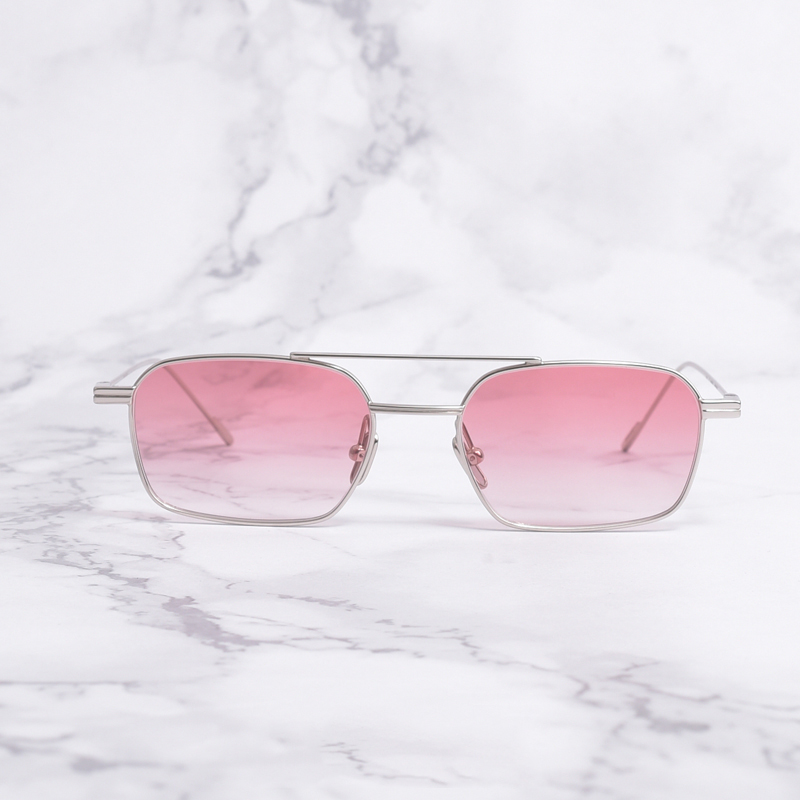 pink Aviator Tinted Myopia Glasses
