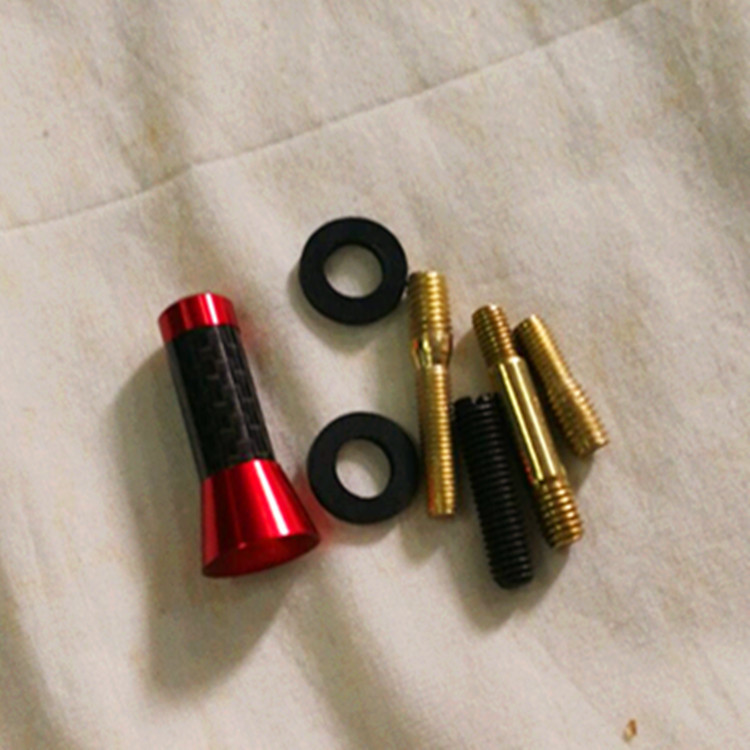 3.5CM Carbon Fiber Car Short Antenna Decorative Car Antenna