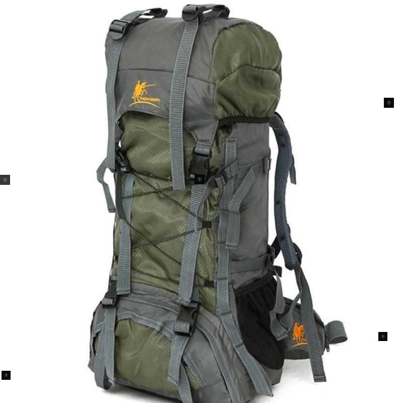 60L waTerproof hiking Cam TraveL Bag CLimBing BaCkpaCk