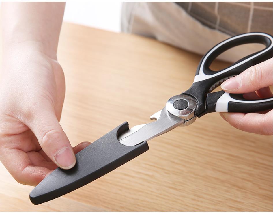 MasterClass Scissors, Multi-use Kitchen Scissors with Duo-Tone Coloured  Handles, for Several Materials, 20cm, Carded