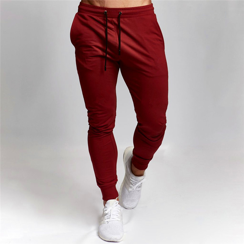 Spring and autumn solid color youth black casual pants